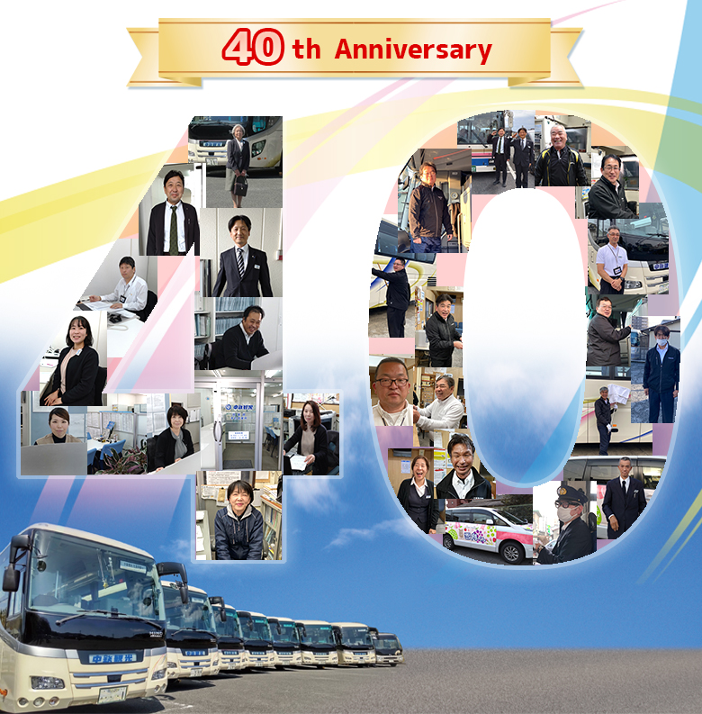 中鉄観光40周年